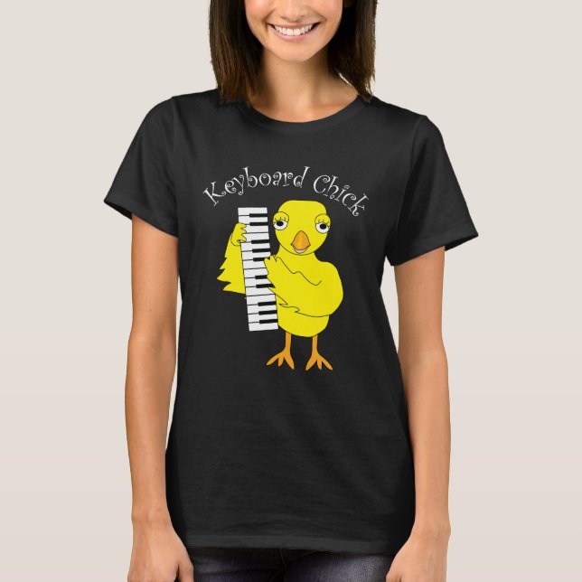 T-shirt Texte de sélection du clavier (Devant)