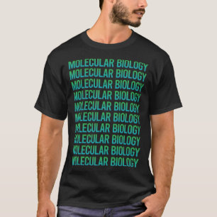 T-shirt Texte dégradé Biologiste de la biologie moléculair