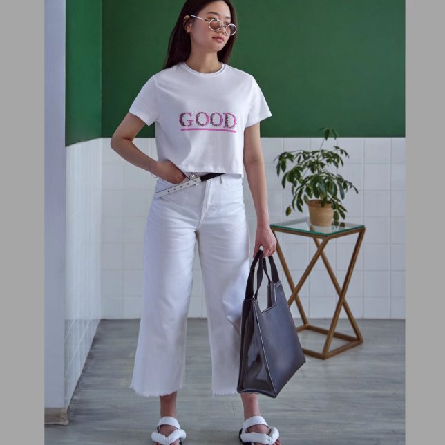 T-shirt Texte des devis de fleurs été (Flower Quote Text Summer T-Shirt Clothing)