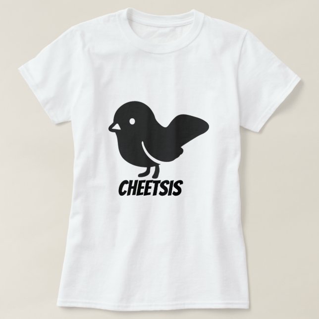 T-shirt Texte en Mahican : guéparse et oiseau noir (Design devant)