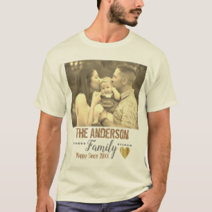 T-shirt Texte et image personnalisés