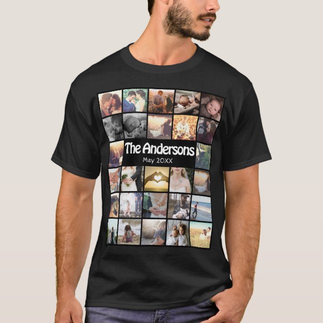 T-shirt Texte et images personnalisés (Devant)