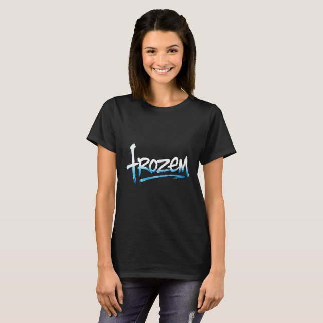T-Shirt Texte Gelé (Devant entier)