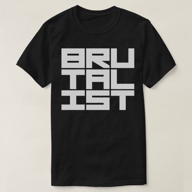 T-shirt Texte Gras Brutaliste (Design devant)
