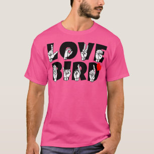 T-shirt Texte INSÉPARABLE et ASL Langue des signes design