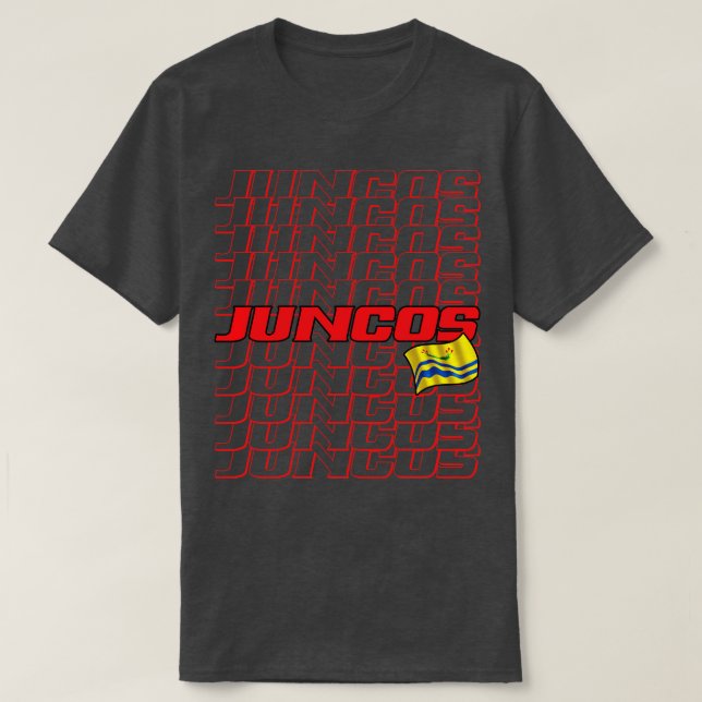 T-shirt Texte Juncos Cascade (Design devant)