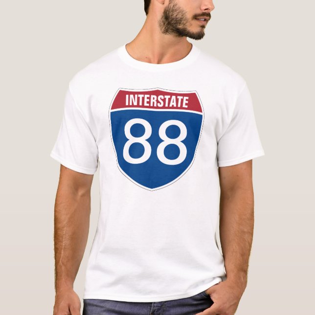 T-shirt Texte modèle INTERSTATER UN OU DEUX NUMÉRO DE CHIF (Devant)