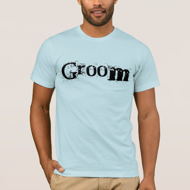 T-shirt Texte noir de la pièce (Devant)