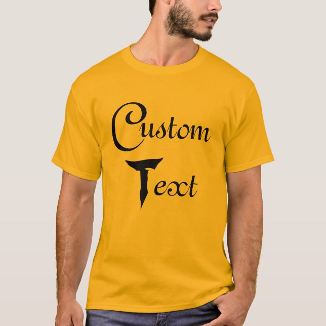 T-shirt texte personnalisé (Devant)