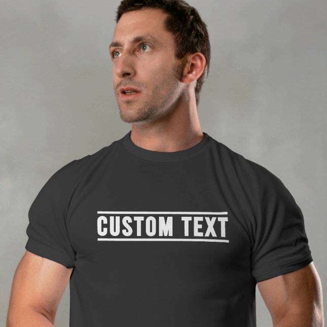 T-shirt Texte personnalisé (Créateur téléchargé)