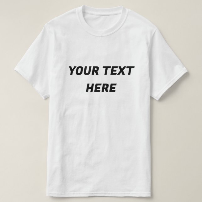 T-shirt Texte personnalisé à ajouter ici (Design devant)