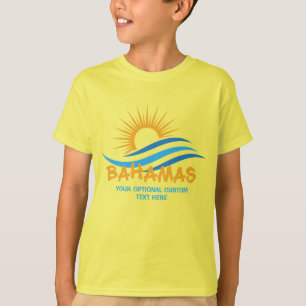 T-shirt Texte personnalisé Bahamas