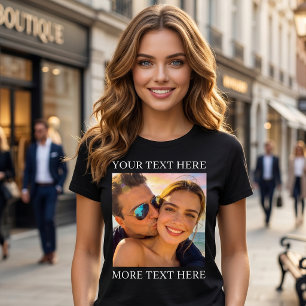 T-shirt Texte personnalisé et photo