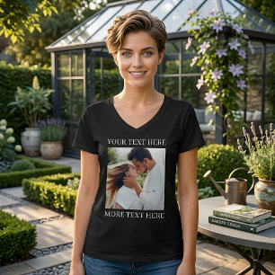 T-shirt Texte personnalisé et photo