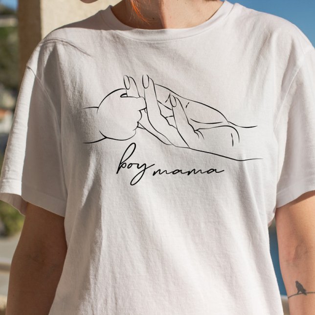 T-shirt Texte personnalisé garçon / fille maman (Créateur téléchargé)