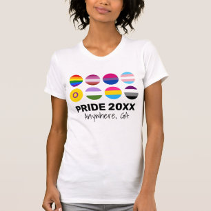T-shirt Texte personnalisé LGBTQ+ Pride