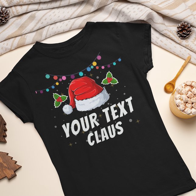 T-shirt Texte personnalisé Noël Noël Noël Noël Noël (Créateur téléchargé)