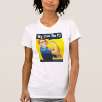 Texte personnalisé, Rosie le Riveter "We Can Do It