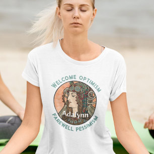 T-shirt Texte Personnalisé Yoga Amant Enseignant Maman Fem