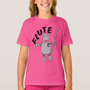 T-shirt Texte Robot de flux