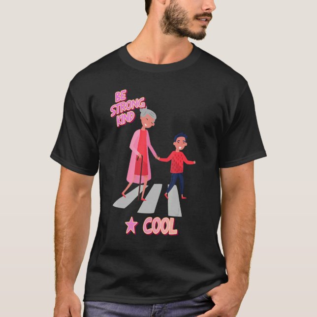 T-shirt Texte solide et Cool (Devant)