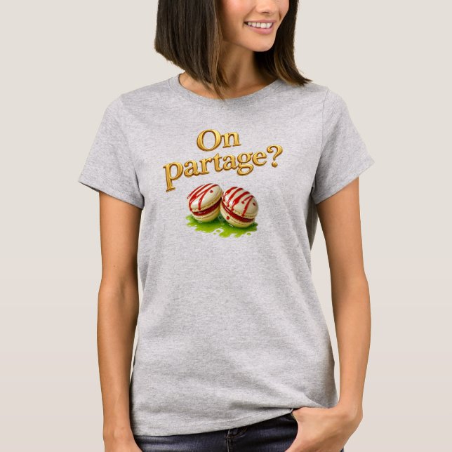 T-shirt Texte sympa : On partage ?  (Devant)