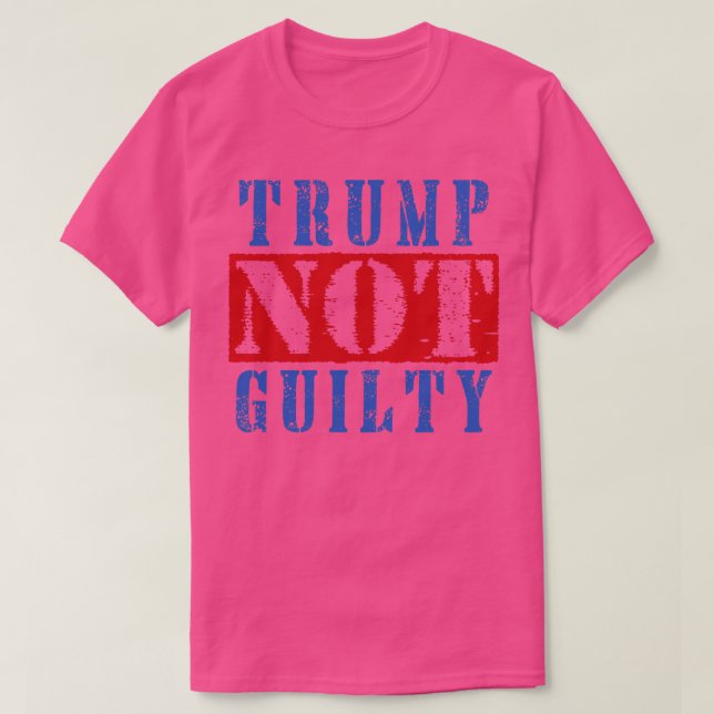 T-shirt Texte Vintage non coupable (Design devant)
