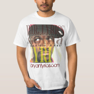 T-shirt Textes de Bryan - M. Lyrics Tee