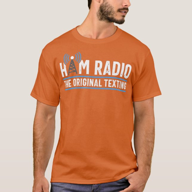 T-shirt Textes originaux Ham Radio Opérateur Amateur Cadea (Devant)
