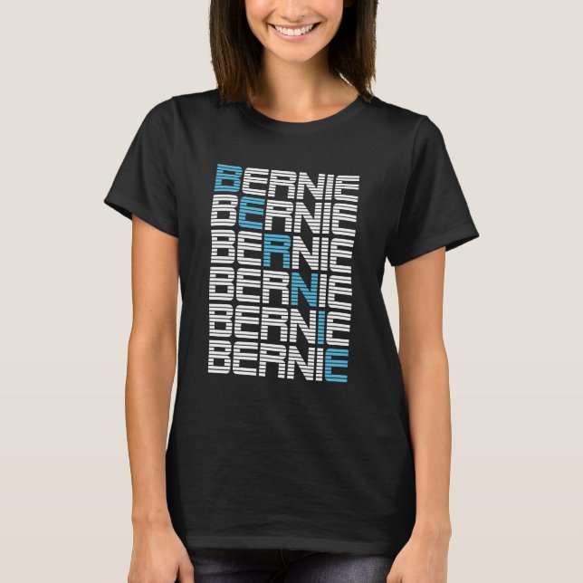 T-shirt textStacks de ponceuses de BERNIE (Devant)