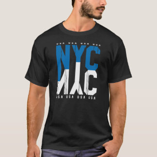 T-shirt textuel New York City USA