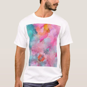 T-shirt Texture artistique : Papier peint Abstrait coloré