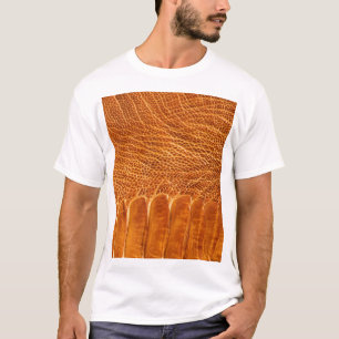T-shirt Texture de la peau d'autruche : Papier peint luxue