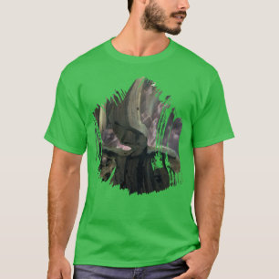 T-shirt Texture de l'oeuvre avec une petite touche abstrai