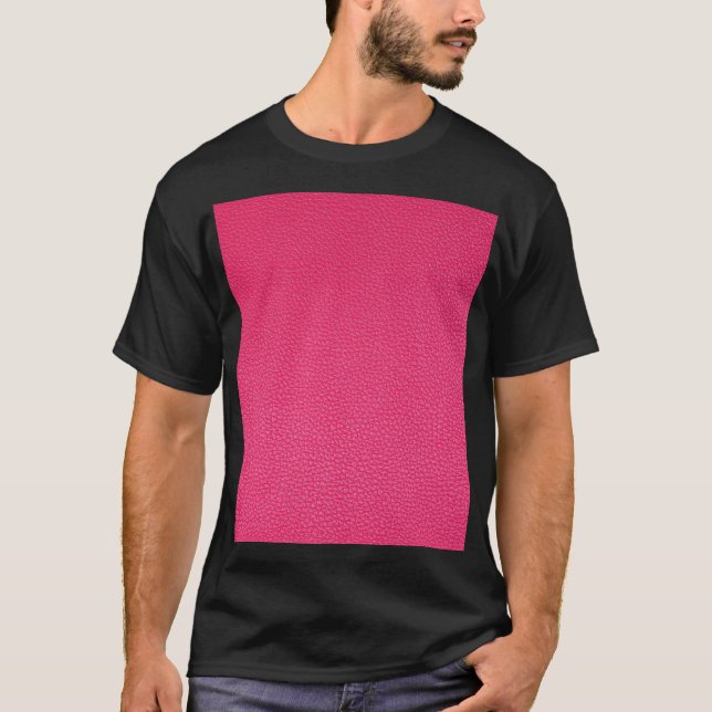 T-shirt Texture De Tissu Rose De Luxe. (Devant)