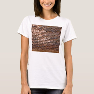 T-shirt Texture du panier tissé