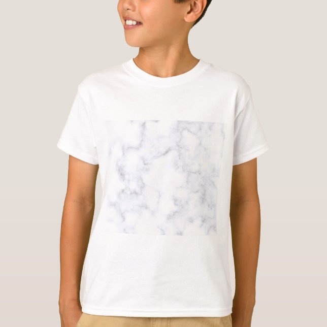 T-shirt Texture Marbre blanc (Devant)
