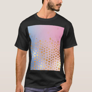 T-shirt Texture or : dégradé abstrait arrière - plan