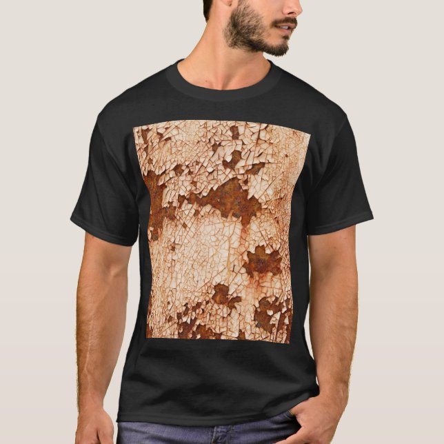 T-shirt Textures de rouille : arrière - plan de surface pa (Devant)
