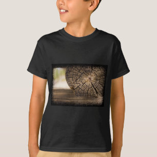 T-shirt Textures en bois Cabine