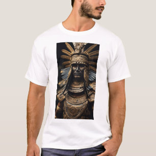 T-shirt Tezcatlipoca - Dieu aztèque de la nuit et de la so