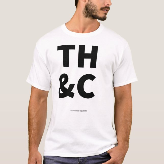 T-shirt TH&C / thaddeus & crimson Band (Devant)