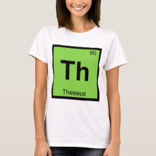 T-shirt Th - Thésée Chimie Anglais Tableau Périodique
