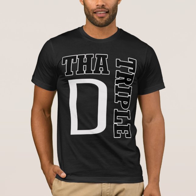 T-SHIRT THA D TRIPLE (Devant)