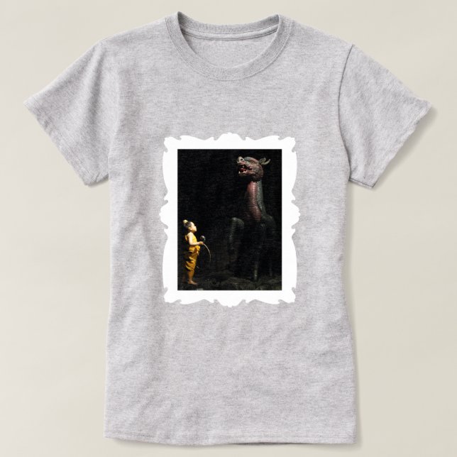 T-shirt Thai Fairytale - Phra Aphai Mani * Dragon Horse (Design devant)