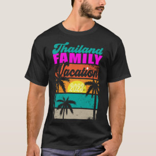 T-shirt Thaïlande Famille Vacances 2023 Hommes Femmes Enfa