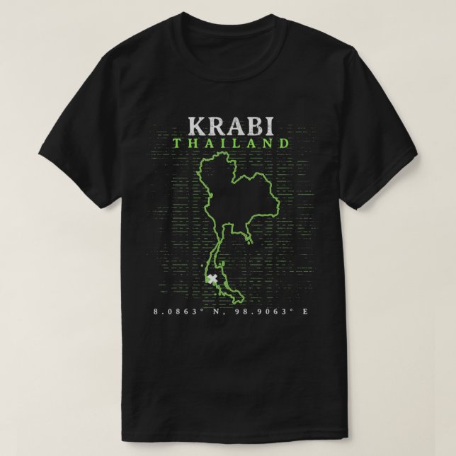 T-shirt Thaïlande Krabi (Design devant)
