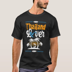 T-shirt Thaïlande Love Vacation Heart Summer Citation