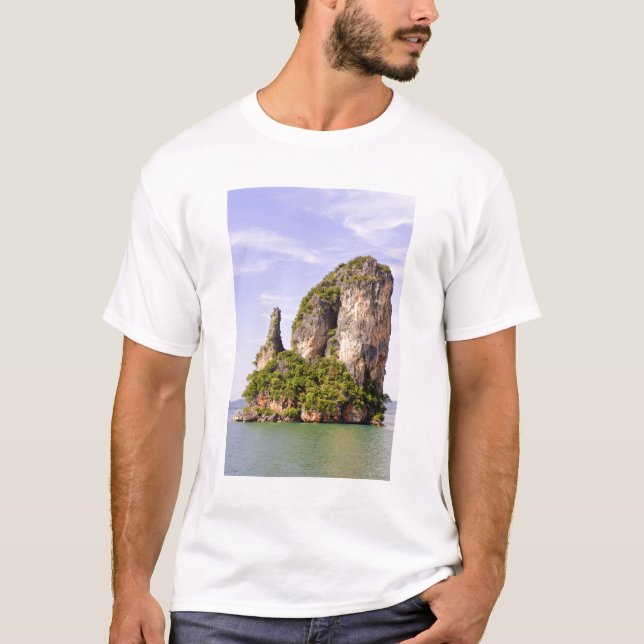 T-shirt Thaïlande, mer d'Andaman. Îles Ao Phang Nga (Devant)