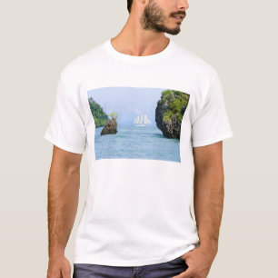 T-shirt Thaïlande, mer d'Andaman. Navire clipper Star Fyer